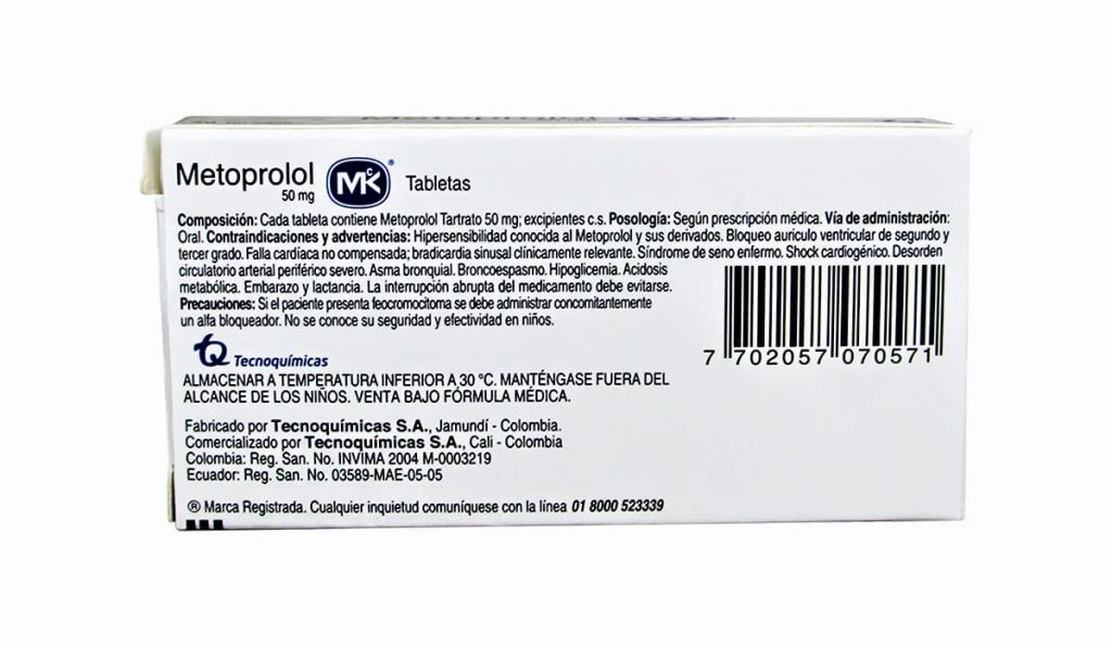 Metoprolol Mk Mg Tabl Uroccidente