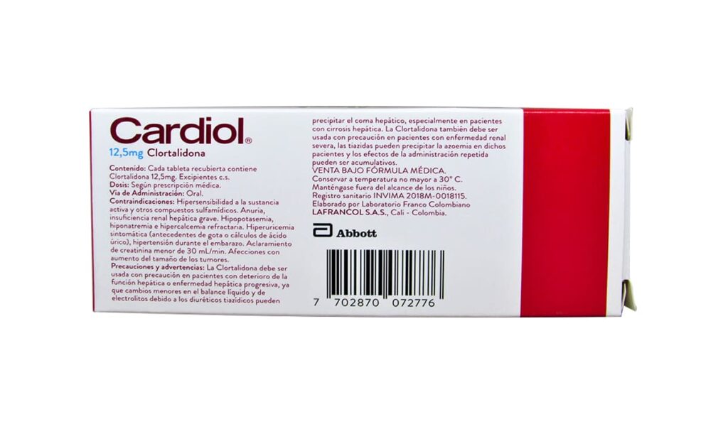 Cardiol 12 5 Mg 30 Tabl Uroccidente