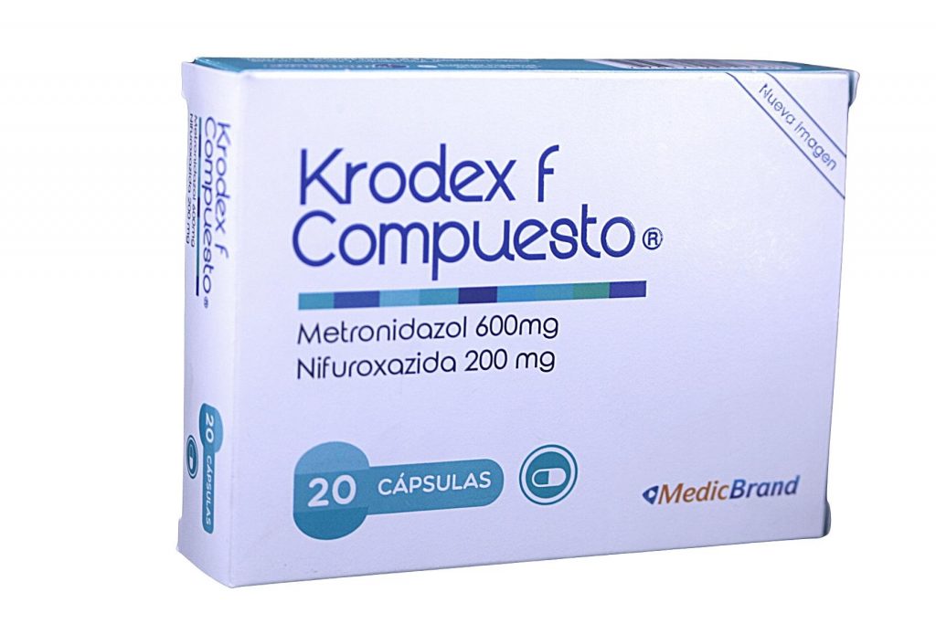 Krodex F Comp 600 200 Mg 20 Caps Uroccidente