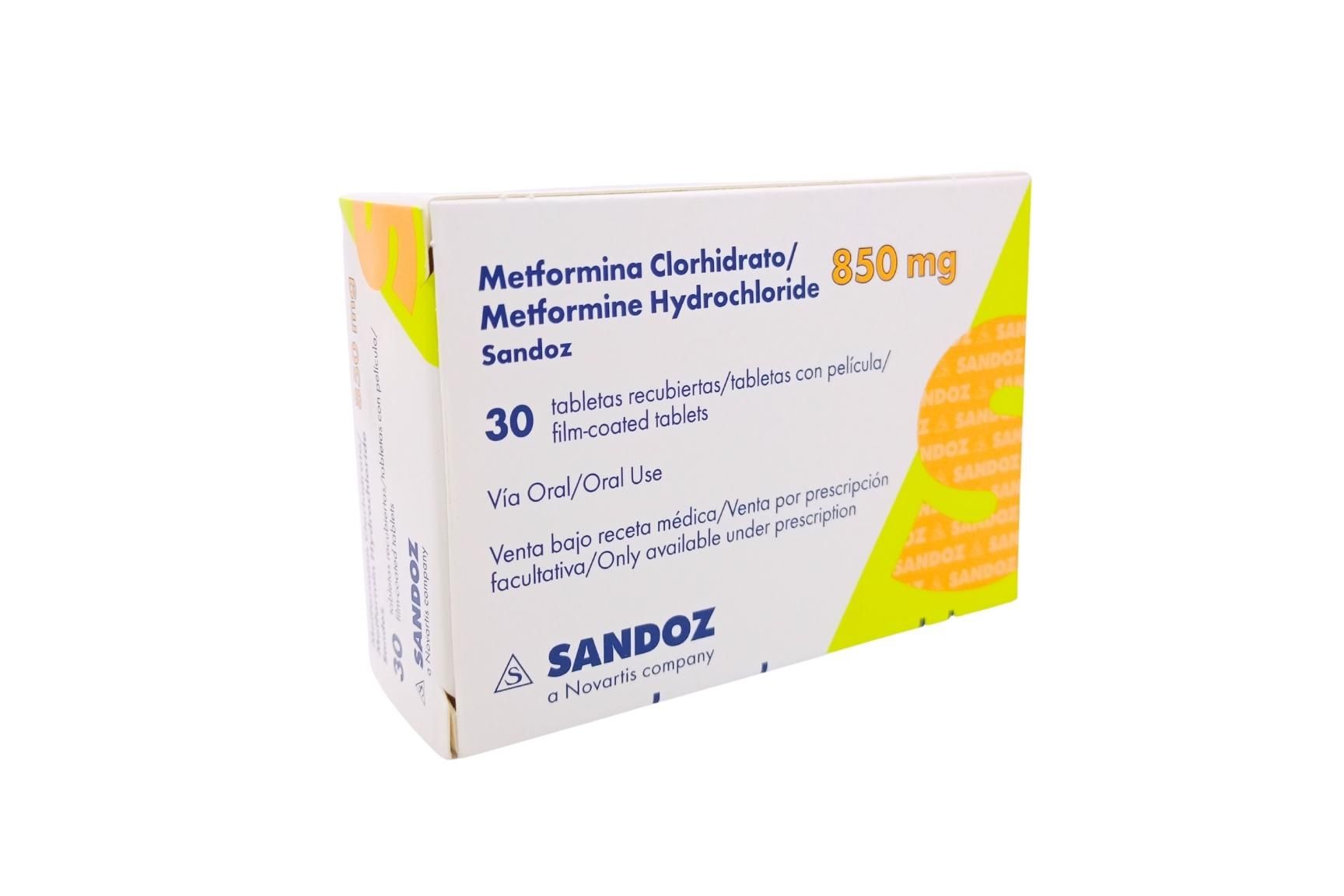 Metformina 850 Mg 30 Tabl Uroccidente