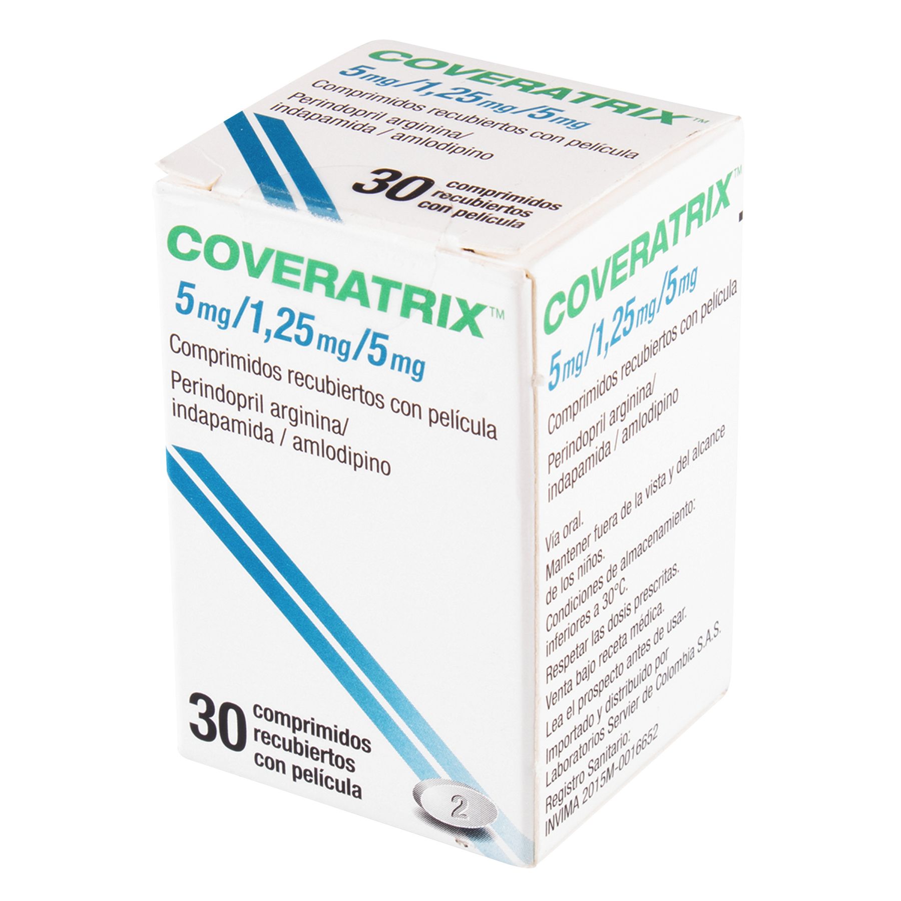 Coveratrix 5/1.25/5 mg * 30 comprim.