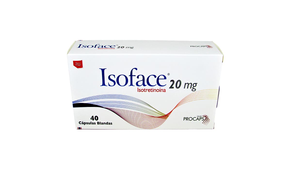Isoface 20 mg * 40 caps.