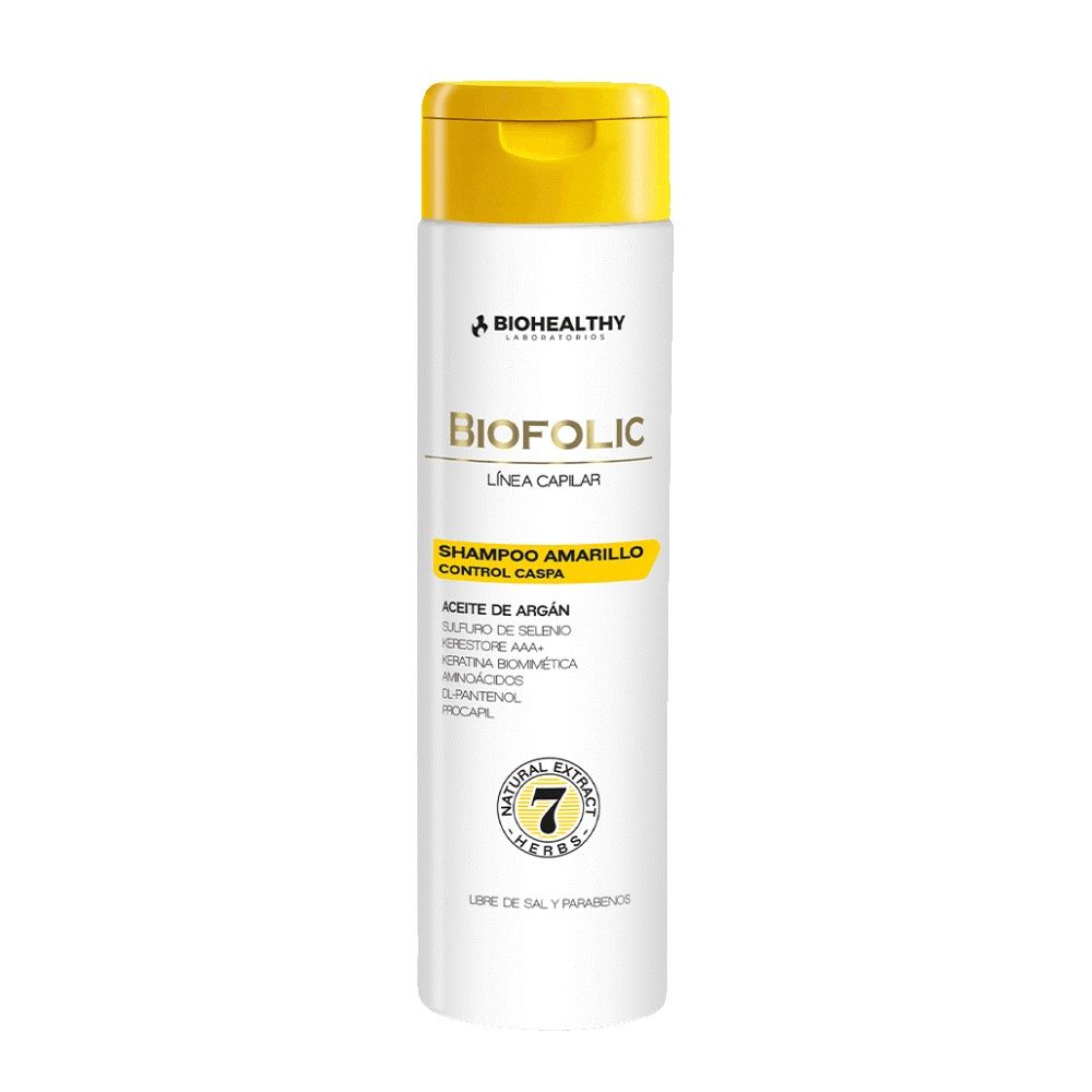 Biofolic shampoo amarillo * 120 mL