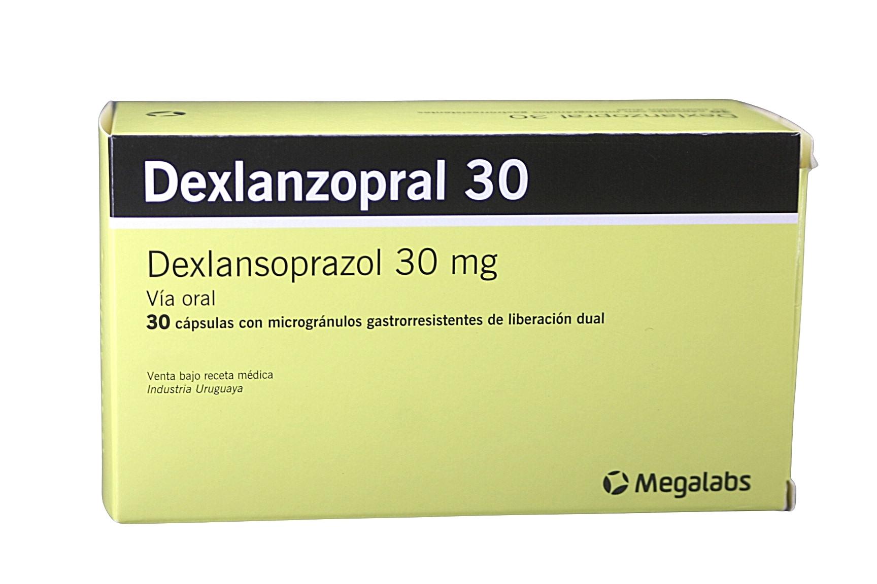 Dexlanzopral 30 mg * 30 caps.