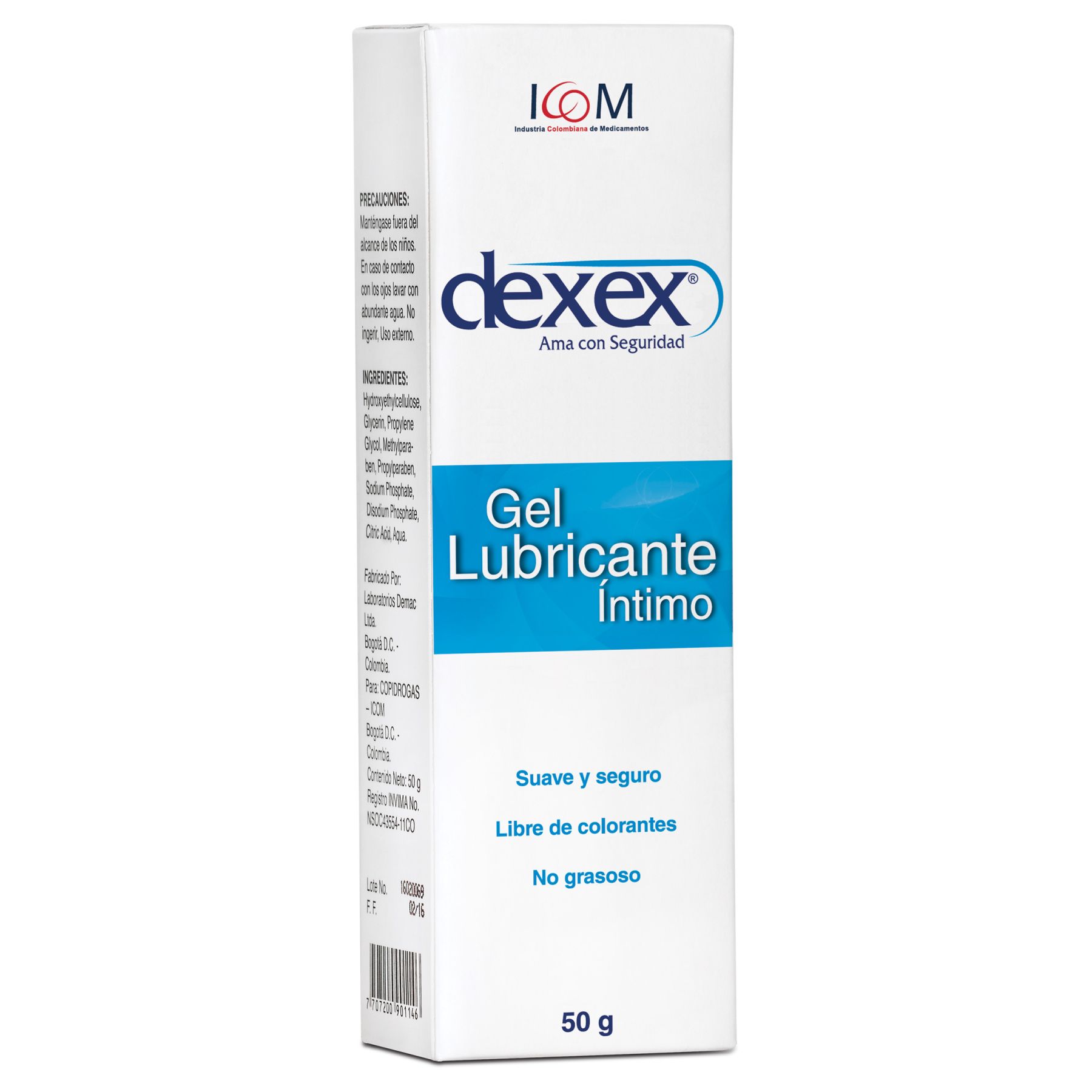 Gel lubricante Dexex * 50 gr.
