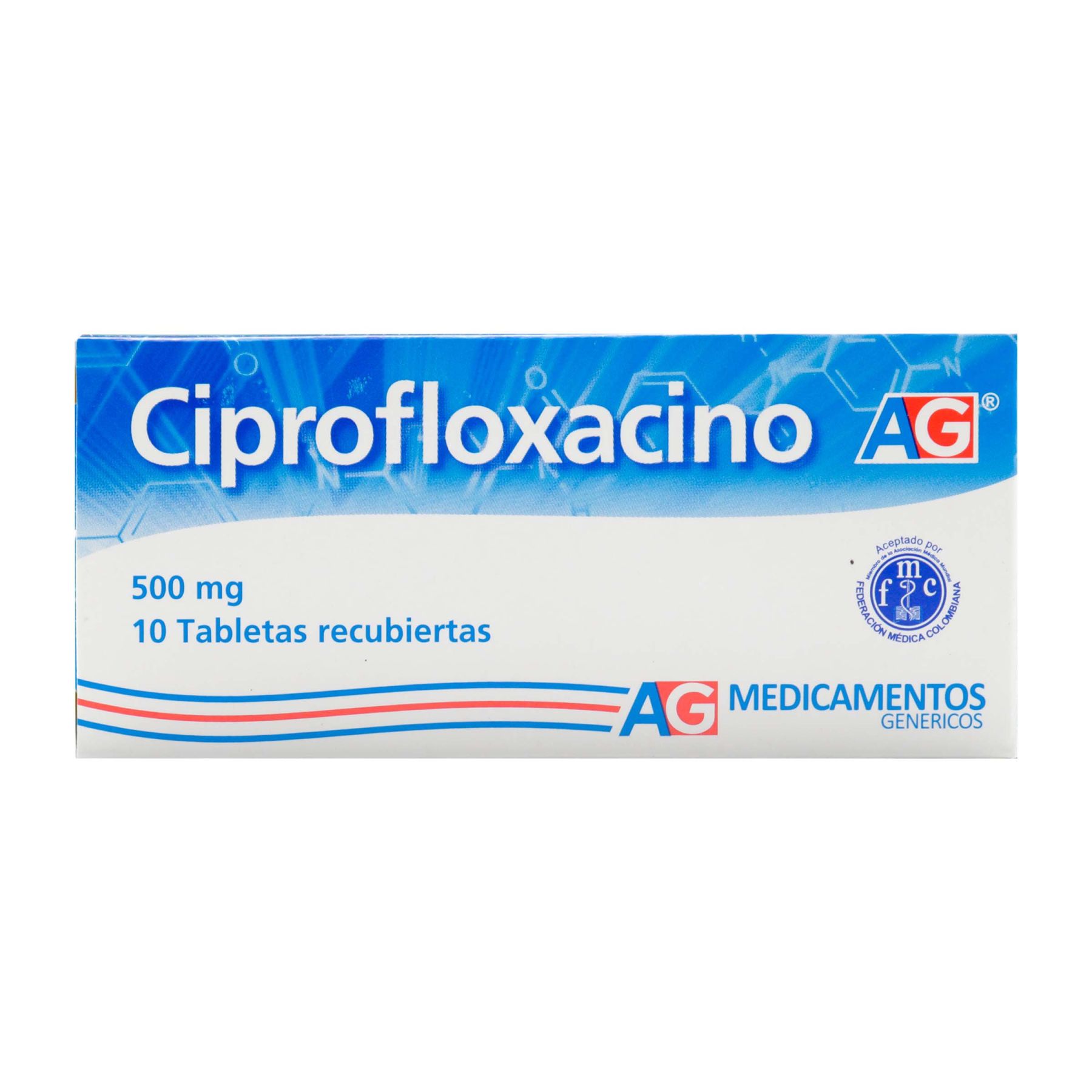 Ciprofloxacino AG 500 mg * 10 tabl.