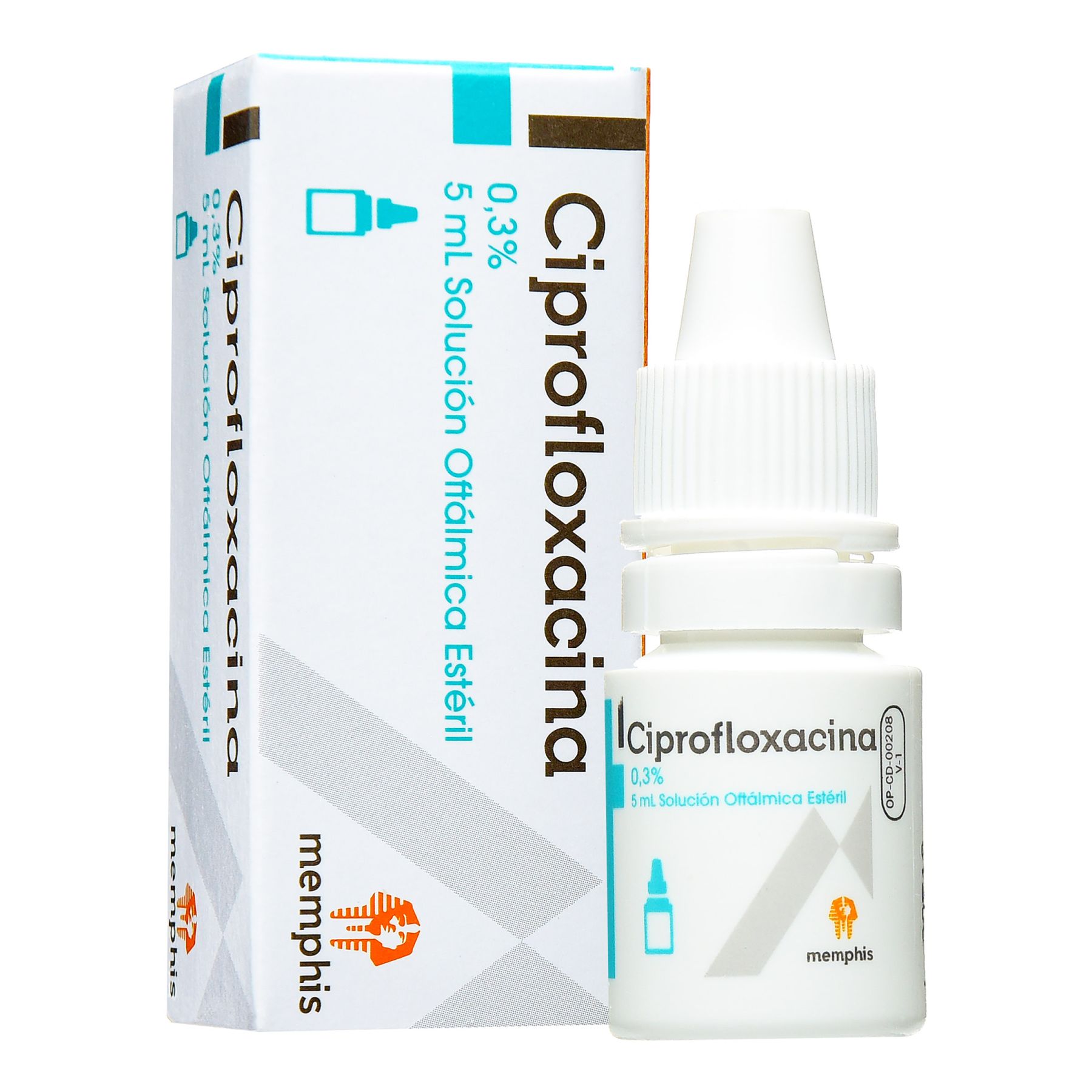 Ciprofloxacina 0.3% gotas * 5 mL MP