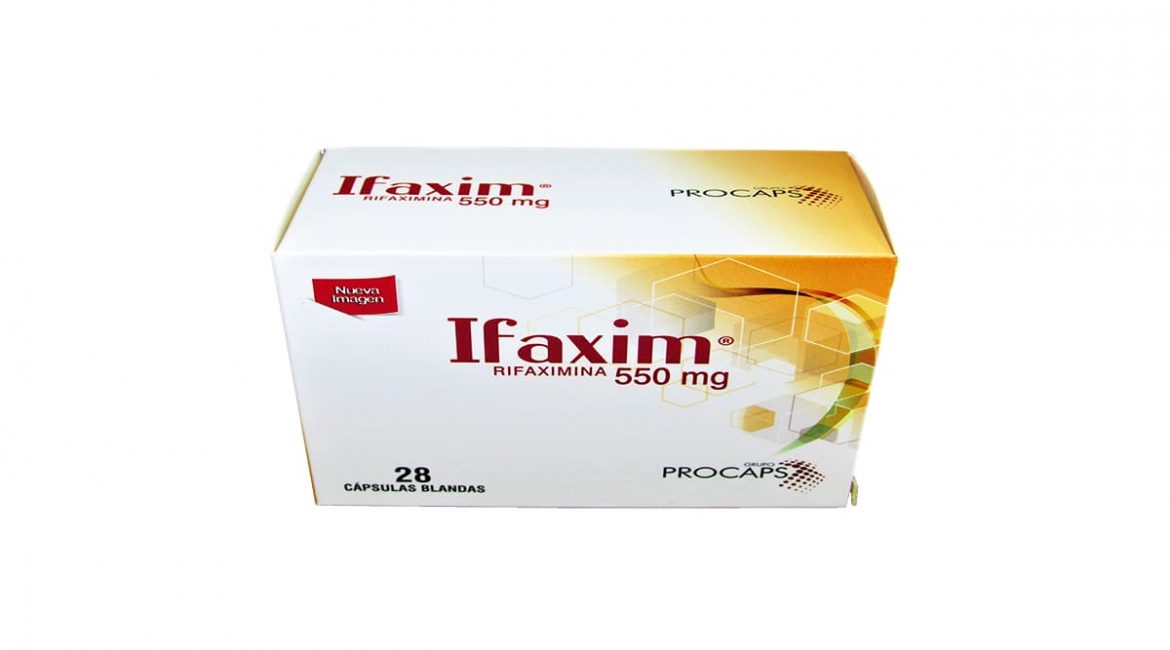 Ifaxim 550 mg * 28 caps.