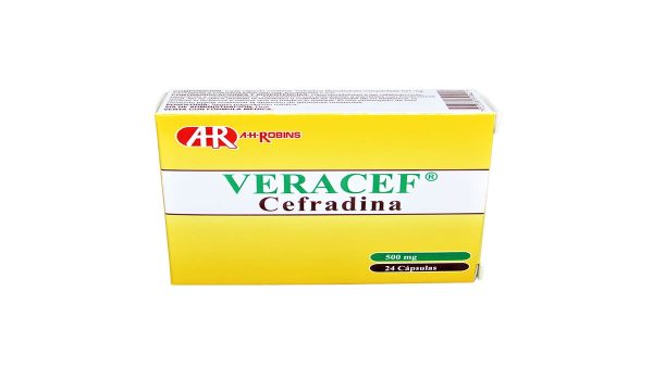 Veracef 500 mg * 24 caps.