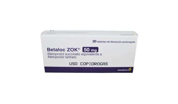 Betaloc ZOK 50 mg * 30 tabl. ASTRA ZENECA