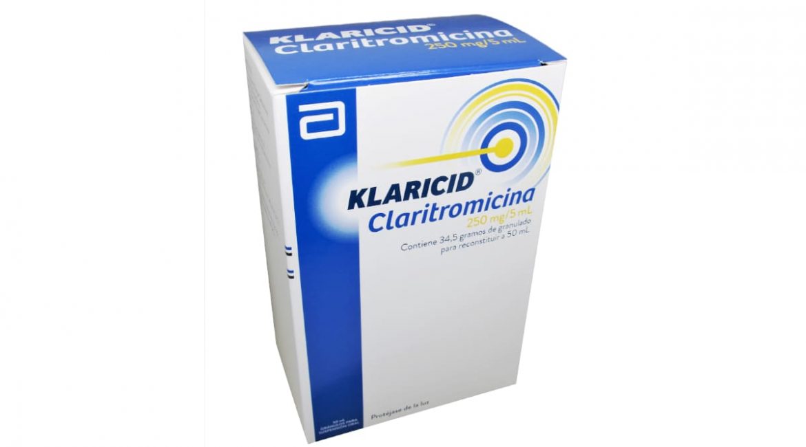 Klaricid 250 mg/5 mL suspen. * 50 mL