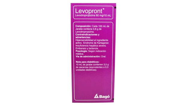 Levopront jarabe * 120 mL BAGO