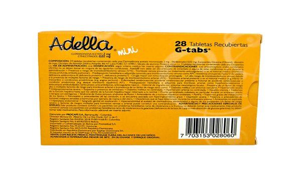 Adella MINI * 28 tabl. recub. - Imagen 2