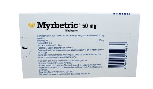 Myrbetric 50 mg * 30 tabl. - Imagen 2