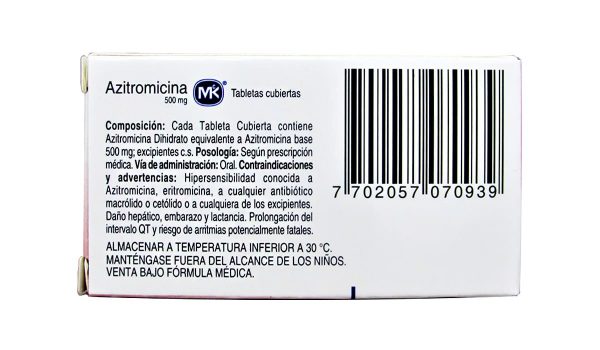 Azitromicina MK 500 mg * 3 tabl. - Imagen 2