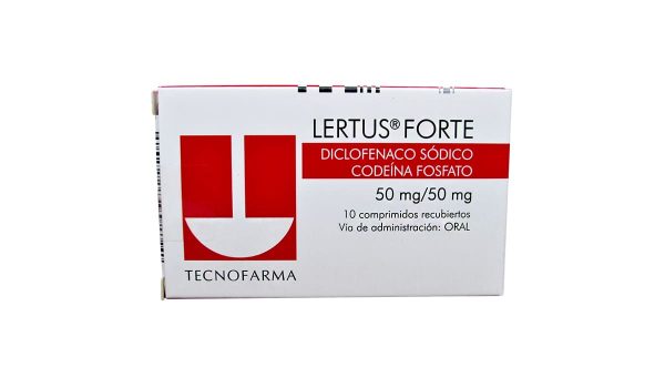 Lertus Forte 50/50 mg * 10 comprim. TECNOFARMA