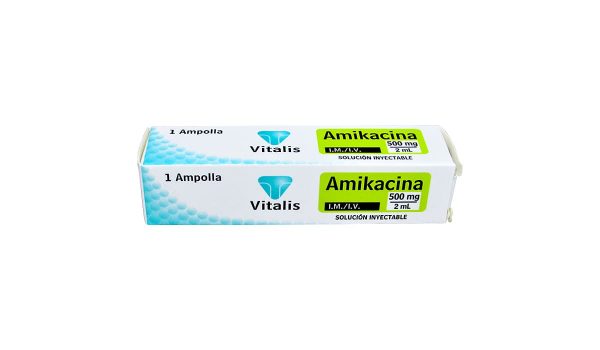 Amikacina 500 mg - ampolla * 2 mL VITALIS