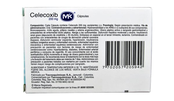 Celecoxib MK 200 mg * 10 caps. - Imagen 2