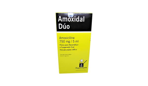 Amoxidal Duo 750 mg suspen. * 120 mL