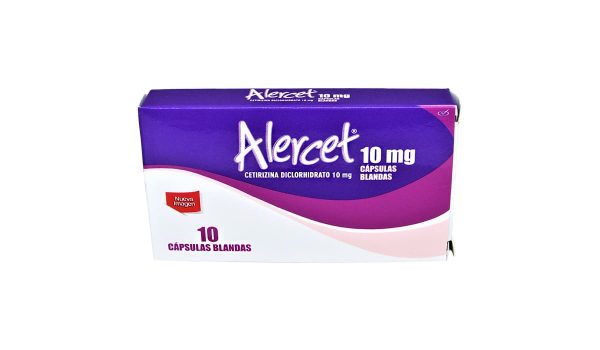 Alercet 10 mg * 10 caps.