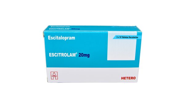 Escitrolam 20 mg * 30 tabl.