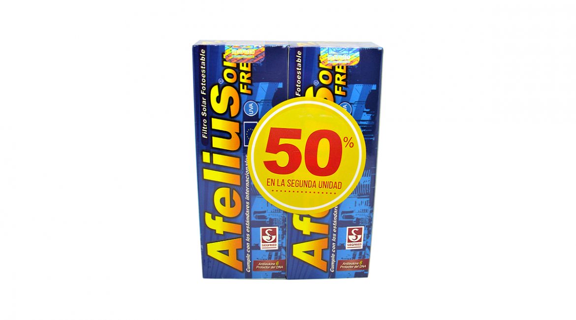 Afelius Oil Free 60 gr. * 2 unds.