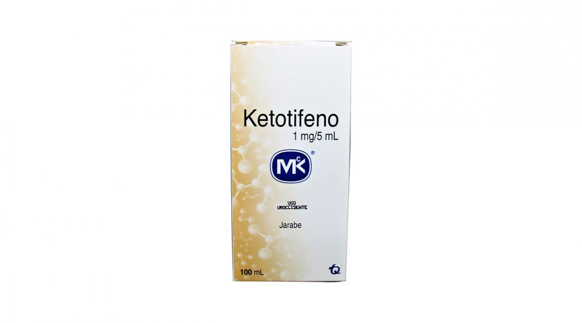 Ketotifeno MK 1 mg/5 mL jarabe * 100 mL.