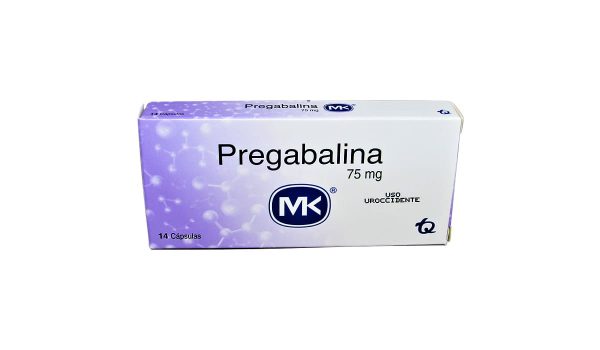 Pregabalina MK 75 mg * 14 caps.