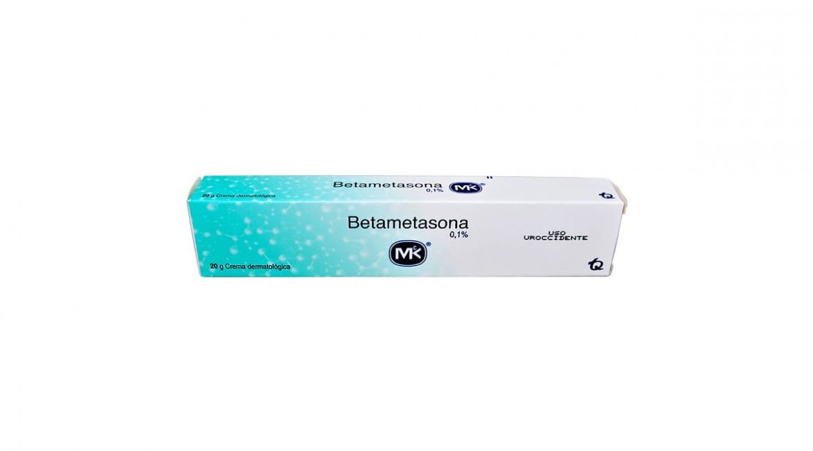 Betametasona MK 0,1% crema * 20 gr.