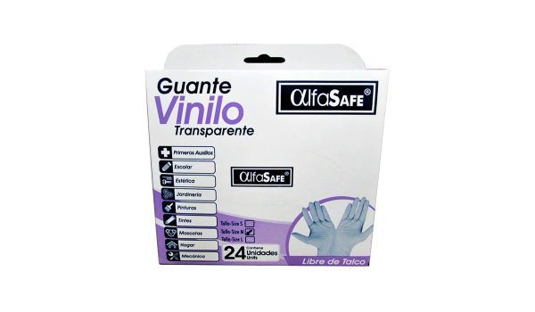 Guantes Vinilo * 12 pares/24 unds.