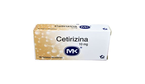 Cetirizina MK 10 mg * 10 tabl. TECNOQUIMICAS