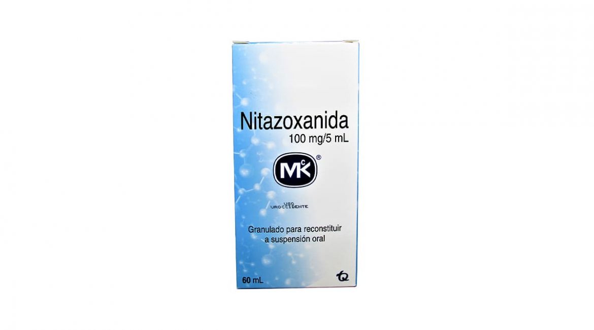 Nitazoxanida suspen. MK 100 mg/5 mL * 60 mL