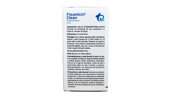 Fixamicin Clean 6.5% * 15 mL. TECNOQUIMICAS