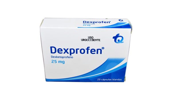 Dexprofen 25 mg * 20 caps. TECNOQUIMICAS