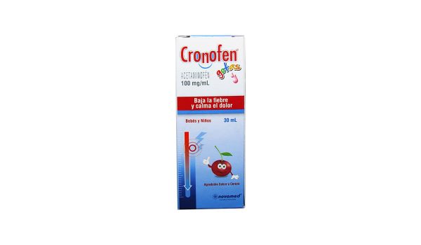 Acetaminofen Cronofen ni?os gotas * 30 mL NOVAMED