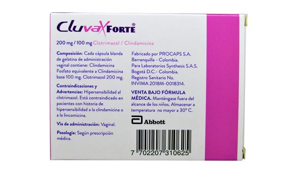 Cluvax Forte * 3 ?vulos vag. - Imagen 2