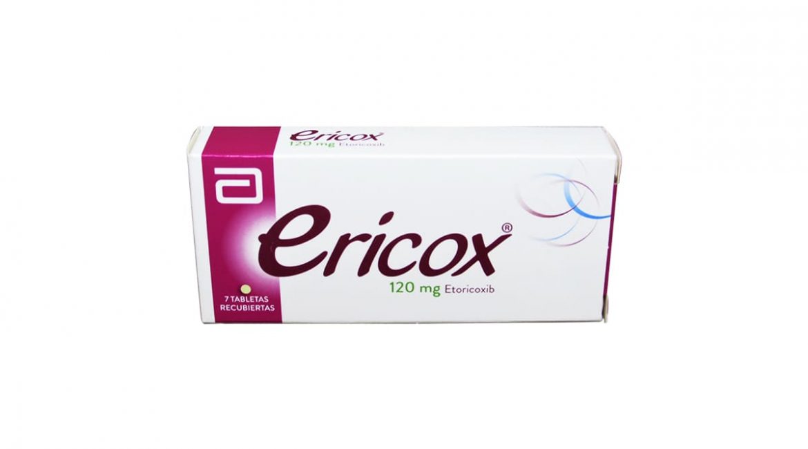 Ericox 120 mg * 7 tabl. recub.