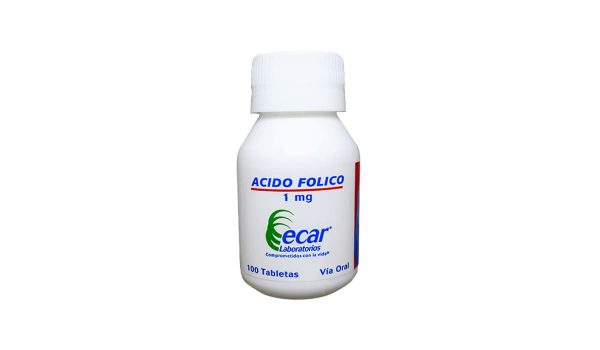 Acido Folico 1 mg * 100 tabl. EC ECAR