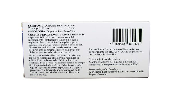 Bifril 15 mg * 28 tabl. A.MENARINI LATIN AMERICA