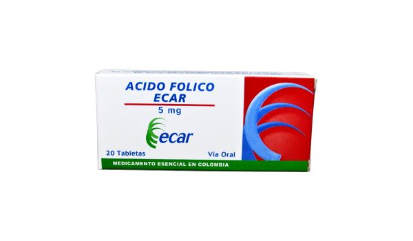 Acido Folico 5 mg * 20 tabl. EC ECAR