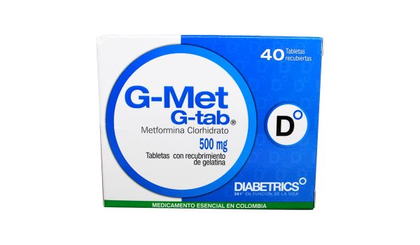 G-Met 500 mg * 40 tabl. DIABETRICS