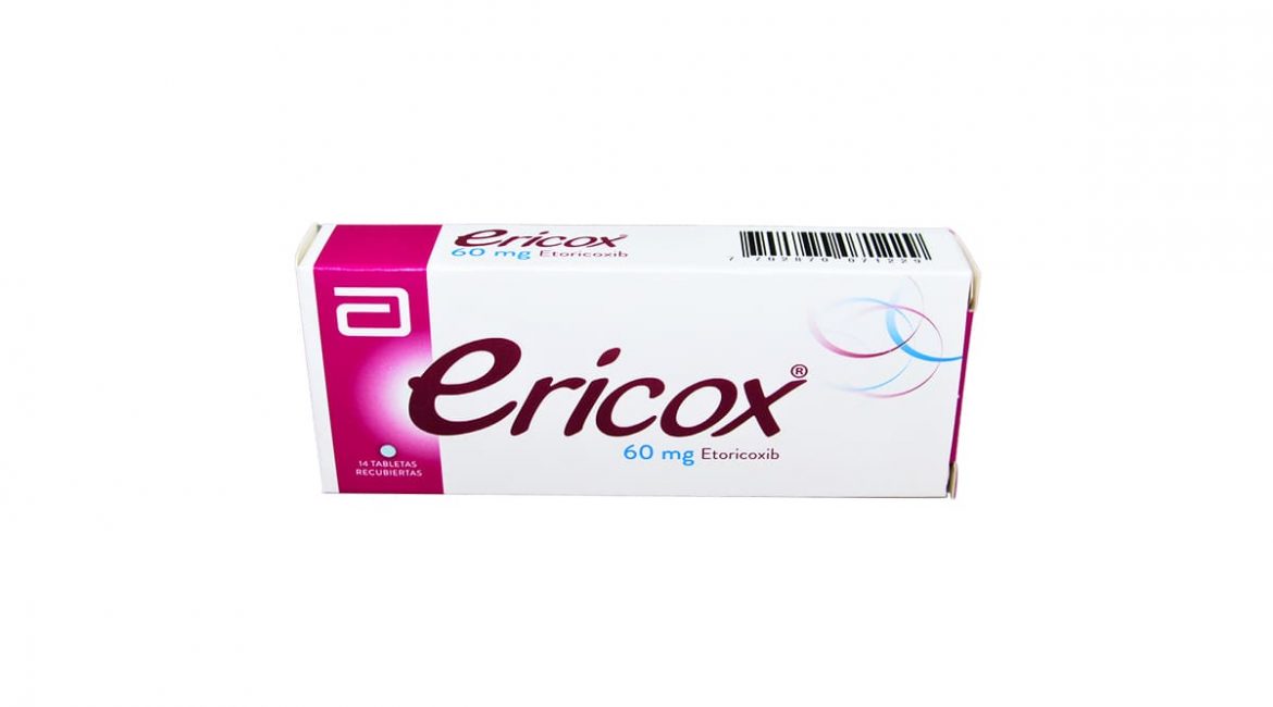 Ericox 60 mg * 14 tabl. recub. 1 Ericox 60 mg * 14 tabl. recub.