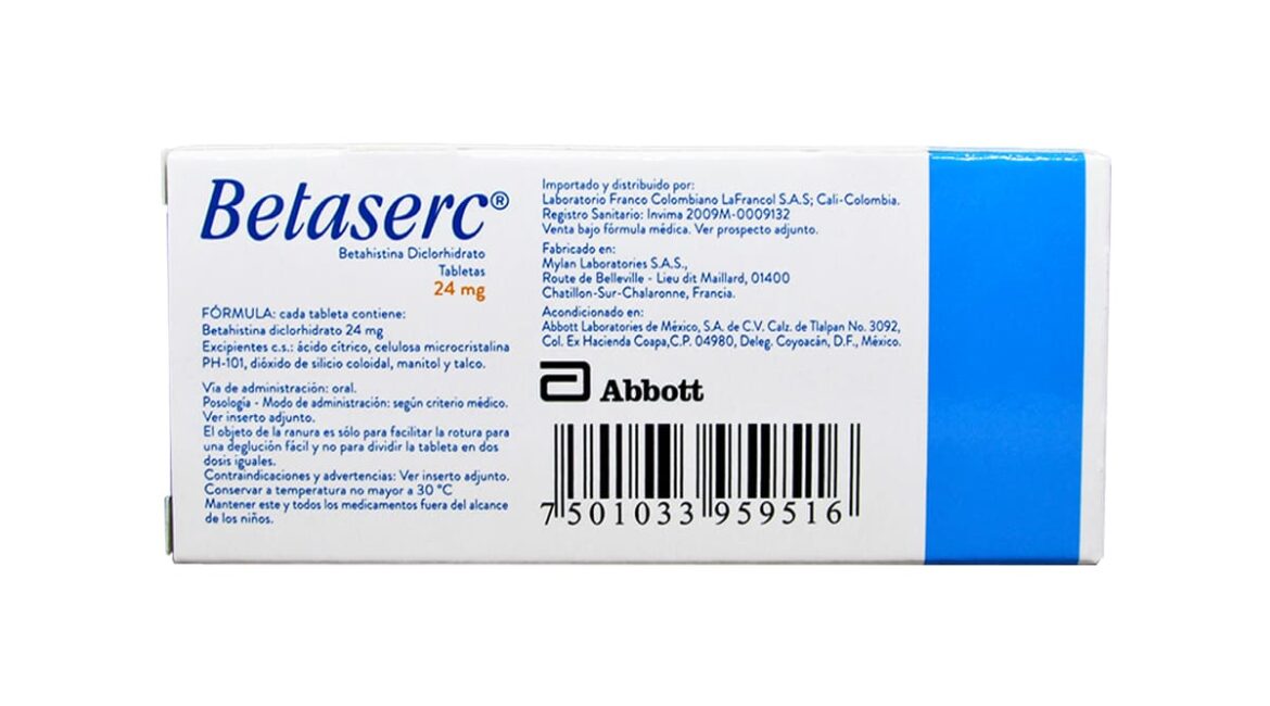 Betaserc 24 mg * 20 tabl.