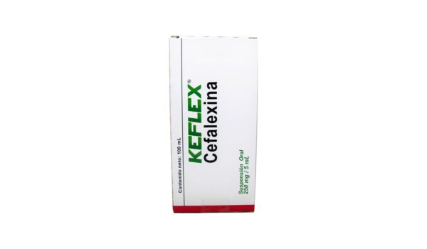 Keflex susp. 250 mg/5 mL * 100 mL FARMA DE COL. S.A.