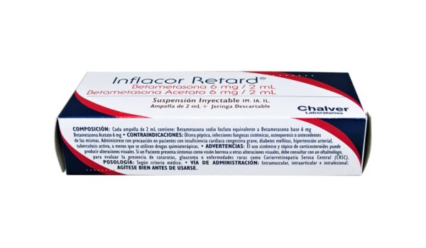 Inflacor Retard 6 mg/2 mL amp. - Imagen 2