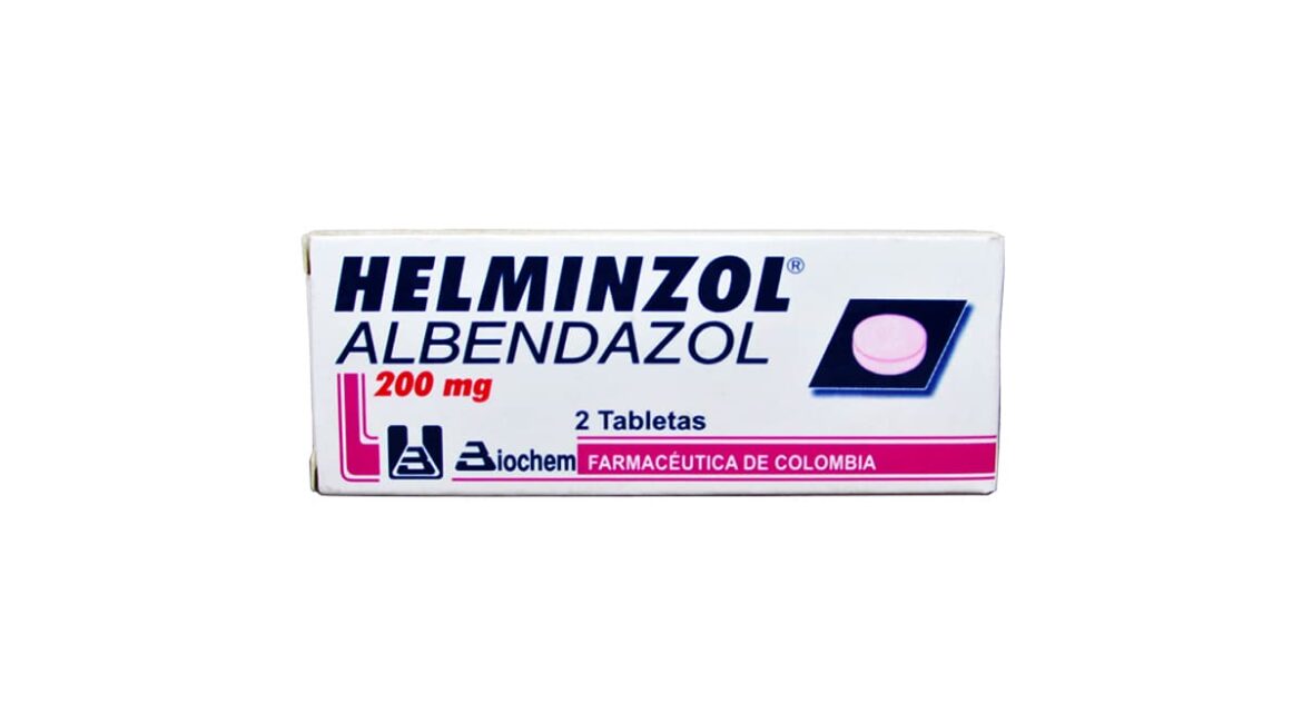 Helminzol 200 mg * 2 tabl.