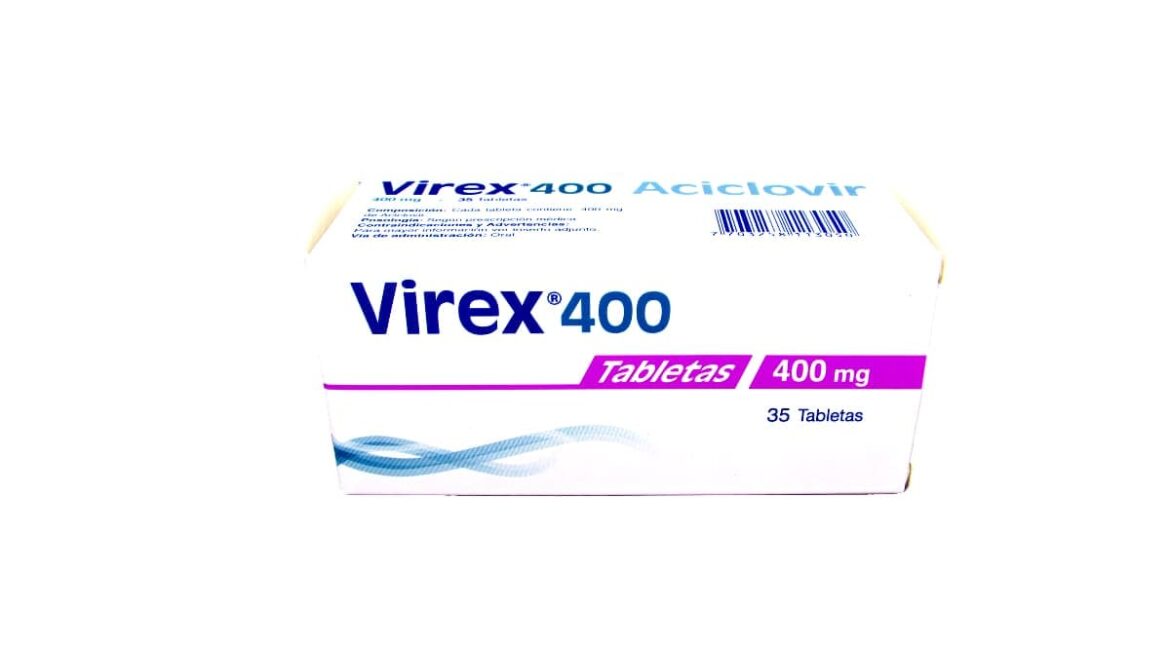 Virex 400 mg - tira * 5 tabl.