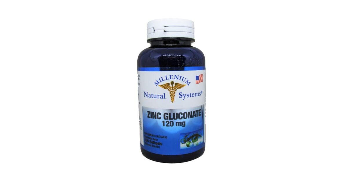 Zinc Gluconate 120 mg * 100 softgels MNS