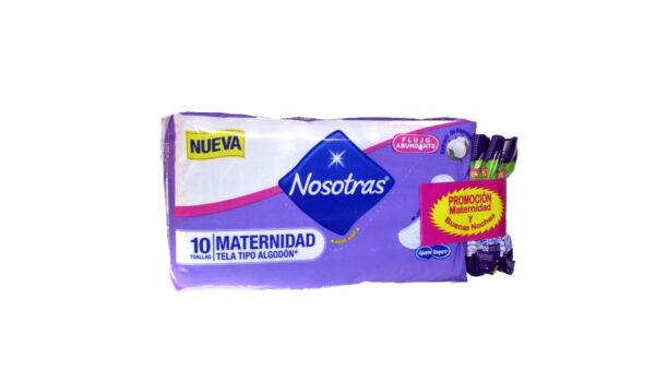 Toallas higien. maternas * 10 unds. PRODUCTOS FAMILIA S.A