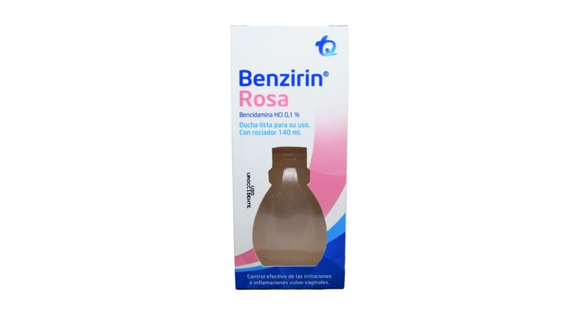 Benzirin Rosa ducha con rociador